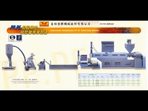 WJ-150 /PE Plastic recycling equipment,塑膠水冷式回收造粒機