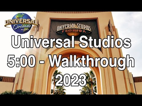 Universal Studios - 5:00 Walkthrough