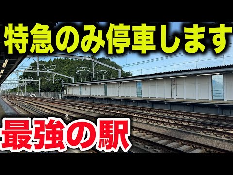 全国でも珍しい"特急だけ停車する駅"が凄すぎた！！