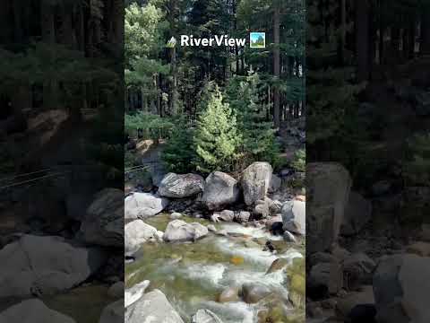 🏞️🏔️ RiverView 💜 #river #himachal #mountains #ronakbhatt #valley #hills #riverconfluence