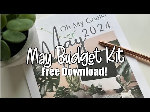 May Budget Kit - Free Printable Download! | Budget and Plan With Me