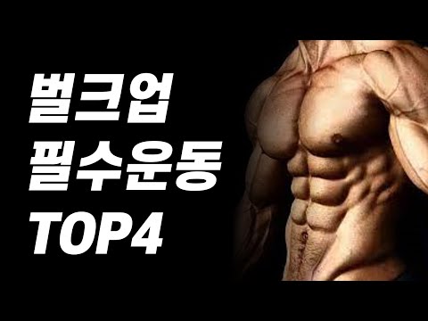 가장 빠르게 몸 커지는 '벌크업 필수 운동' 4가지