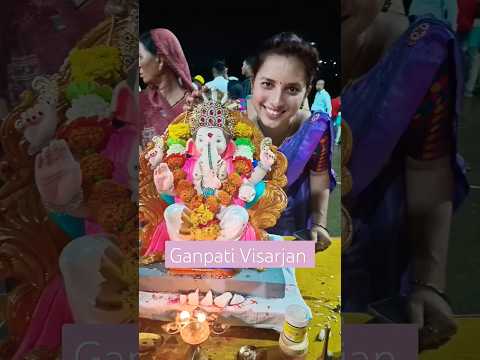 Ganpati visarjan|Ganpati Bappa| Maza ladka dev Bappa| #shorts #visrajan #ganpati #bappamorya #bappa