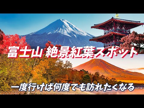 【富士山絶景紅葉スポット】2024年の紅葉状況は❓  一度行けば何度でも訪れたくなる魅力溢れるスポットを紹介！” どこから見ても富士山は日本一！