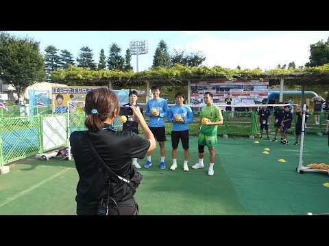 セパタクロー体験会　高井幸大選手・山田新選手が日本代表選手と体験