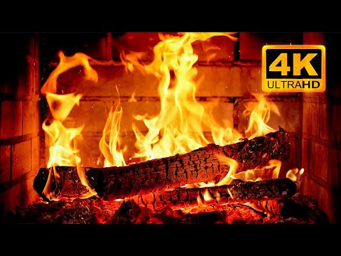 🔥 Fireplace 4K. Cozy Winter