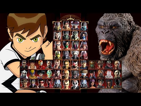 Mortal Kombat 9 - BEN 10 👽 & KONG 🐵 - Expert Tag Ladder - Gameplay @(1080p) - 60ᶠᵖˢ ✔