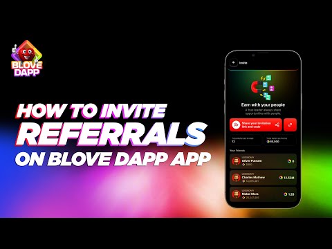 How to Invite Referrals on BLove DApp #BLoveDApp #referrals