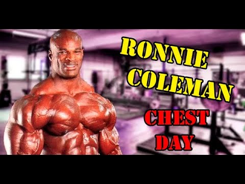 CHEST DAY WITH RONNIE COLEMAN #gym #bodybuilding