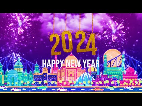 New year count down 2024 | Happy New Year 2024 | Free template count down | 1st January 2024 Wishes