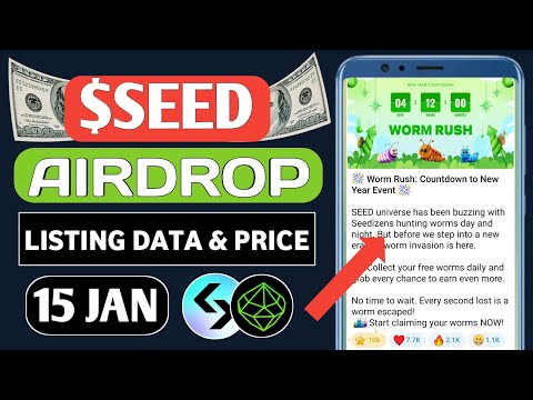 Seed Get Ready For Big Listing । Seed Airdrop Listing Date । Airdrop Countdown । Seed New Update