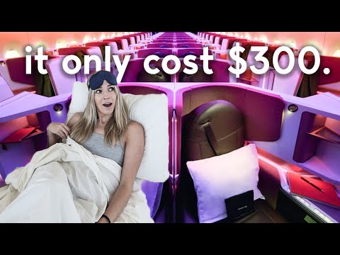 I Flew First Class to Europe on Virgin Atlantic for only $300. Here's how!