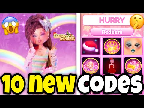 HOW TO GET ALL 10 NEW *SECRET* CODES & FREE VIP IN DRESS TO IMPRESS | (Roblox DTI CODES🎄🤫)