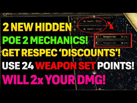 HOW TO GET 'Discounts' When Refunding Passive Points! & USE 24 Weapon Points For DMG BOOST!