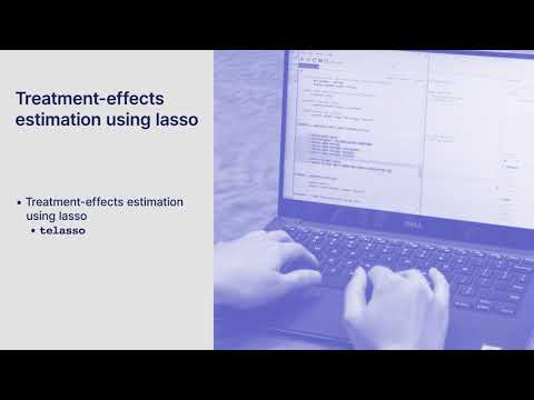 New in Stata 17: Treatment-effects estimation using lasso