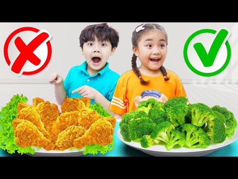 Annie and Friends Try To Eat Healthy Food