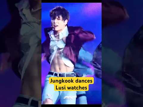 Jungkook's dance mastery with Lusi watching [No3] #achowtv #zhaolusi #chinesedrama  #jungkook #bts