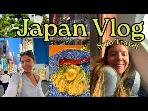 Japan Vlog 🇯🇵 Fly to Tokyo With Me (Solo Travel)