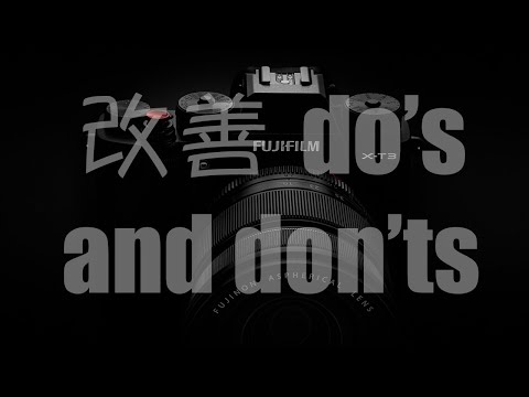 Fujifilm Kaizen do's and don'ts