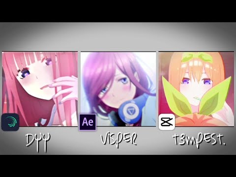 Alight Motion vs After Effects vs Capcut / Miss Independent/ nino x miku x yotsuba @Visperv @dyyznutz