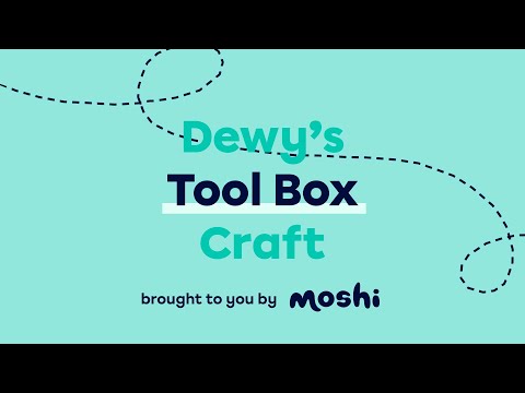 FREE ACTIVITY: Dewy's Tool Box Craft For Kids from Moshi Kids