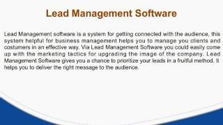 LeadNXT - Online Lead Management Software