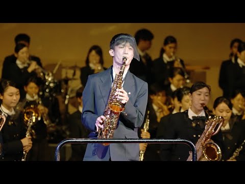 大阪桐蔭吹奏楽部 ジョジョの奇妙な冒険 第5部処刑用BGM "il vento d’oro" 【サックス・ピアノソロ】 #ジョジョ #処刑用bgm