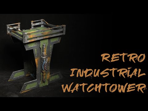 Terrain Tutorial - Retro Style Watchtower - Warhammer 40K, Kill Team, Necromunda