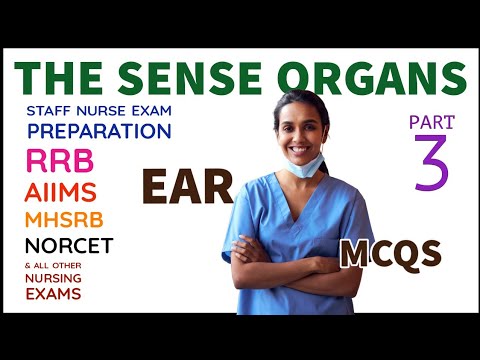 Sense organs mcq part 3  #senseorgans