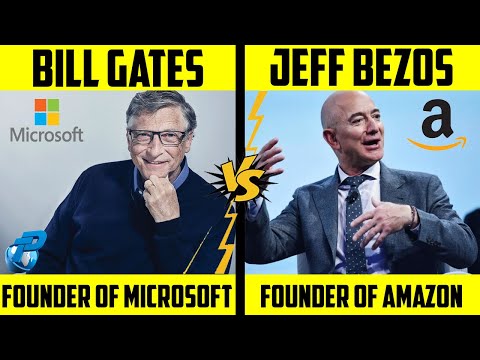 Bill Gates VS Jeff Bezos Comparison in Hindi | Richest People in the World 2024