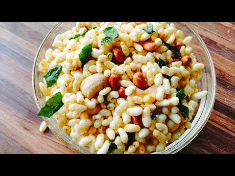 Murmure Namkeen Recipe/Namkin Laiya Recipe - Salted Puffed Rice