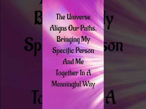 💞Quick Affirmations to Manifest Specific Person #shorts #affirmations  #specificperson