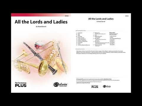 All the Lords and Ladies, by Roland Barrett  – Score & Sound