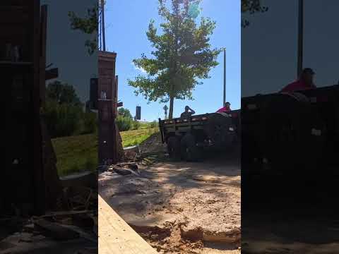 Building The Perfect Base: Hauling Lime Screenings For A Concrete Floor In My New Timber Frame Shop!