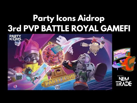 Party Icons Airdrop: The Ultimate Play-to-Earn Battle Royale Game in GameFi!