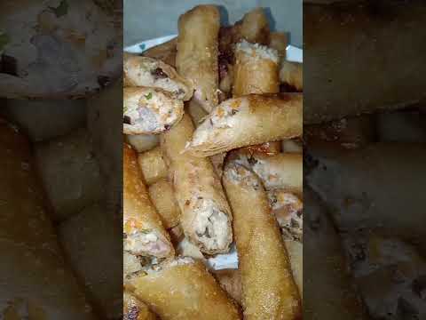 CHICKEN LUMPIA/LUMPIANG SHANGHAI SUPER DELICIOUS #lumpiangshanghai #lumpia #recipe #cooking #food