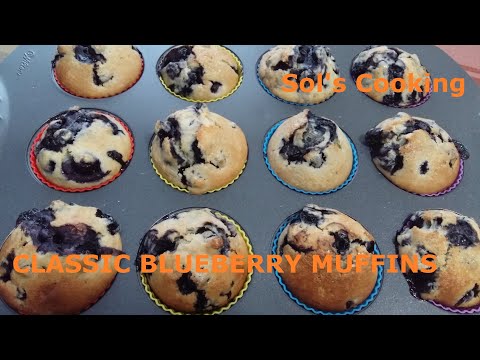 HOW TO BAKE CLASSIC BLUEBERRY MUFFINS ||  THIS RECIPE IS EASY TO FOLLOW