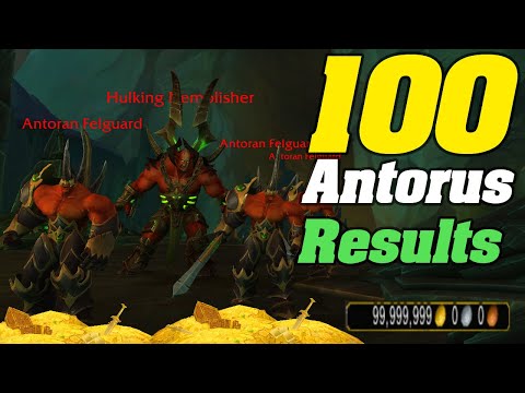 Loot From 100 Antorus Runs: How Much Gold Did i Make?