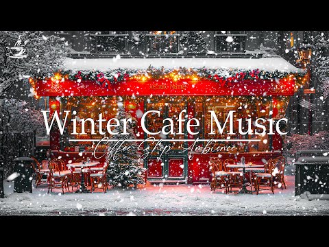 Winter Coffee Jazz ❄️ Light jazz music and a Snowfall Ambience for a Positive Day ☕