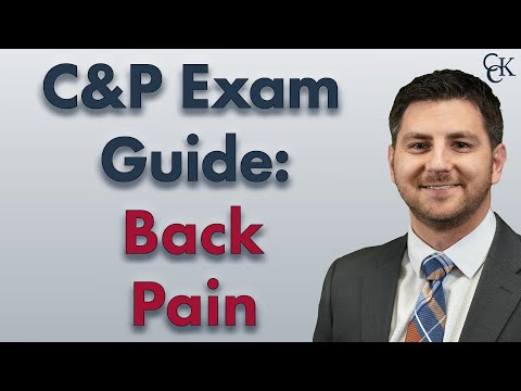 What to Expect At Your C&P Exam for Back Pain