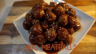 Grape Jelly Barbecue Meatballs | CROCKPOT RECPIES