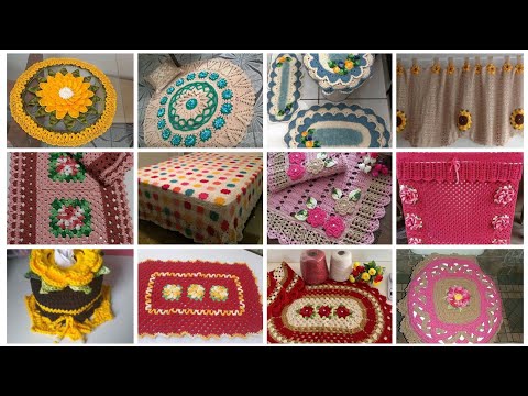 Ideas elegantes y hermosas de patrones de crochet hechos a mano para decoraciones del hogar