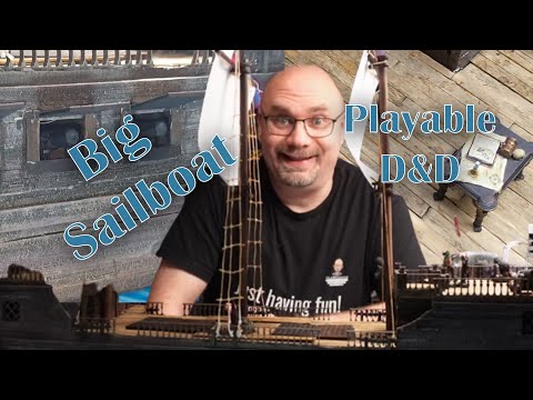 3 Deck Sailboat - Fully playable for D&D or other TTRPG