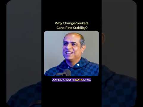 Why Change-Seekers Can't Find Stability? | Mitesh Khatri - Law of Attraction Coach #shorts