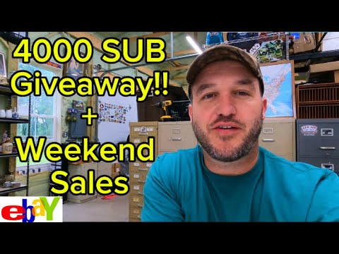 THANK YOU!!  4k Subscriber Giveaway + what we sold on EBay!