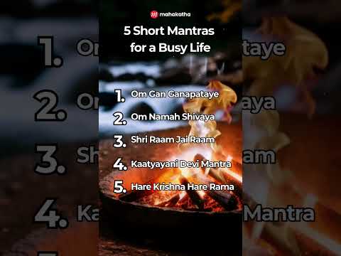 5 Short Mantras for a Busy Life