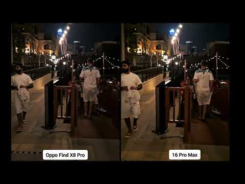 Oppo Find X8 Pro vs iPhone 16 Pro Max Camera Test