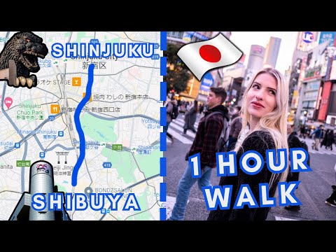 The Best 1 Hour Tokyo Walk - Shinjuku to Shibuya