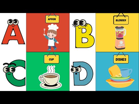 ABC Kitchen Tools Song 🍳✨ | A to Z Fun Learning for Kids | #abcd #kids