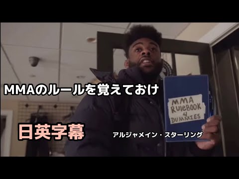 MMAのルールを覚えておけ｜アルジャメインスターリング｜Aljamain Sterling | |english subtitle|